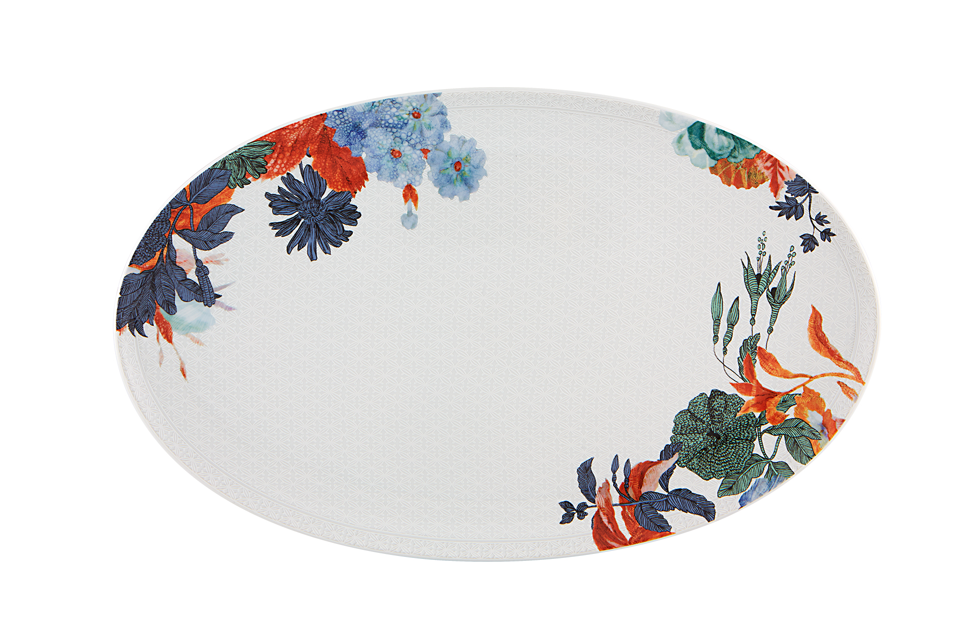 Large Oval Plate Vista Alegre Duality Collection